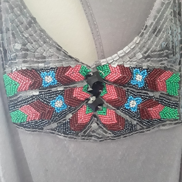 Embroidered tank top - Picture 3 of 5